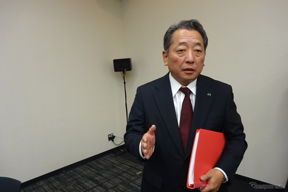 マツダ 藤本哲也常務執行役員《撮影 池原照雄》