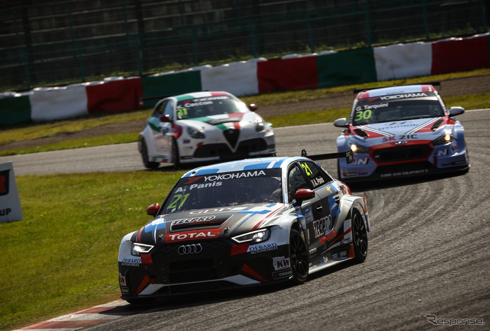 Audi SportがWTCRに参戦する理由をプロジェクトマネージャーに訊いた。写真はAudi RS3 LMS(#21 A.パニス)《撮影 益田和久》
