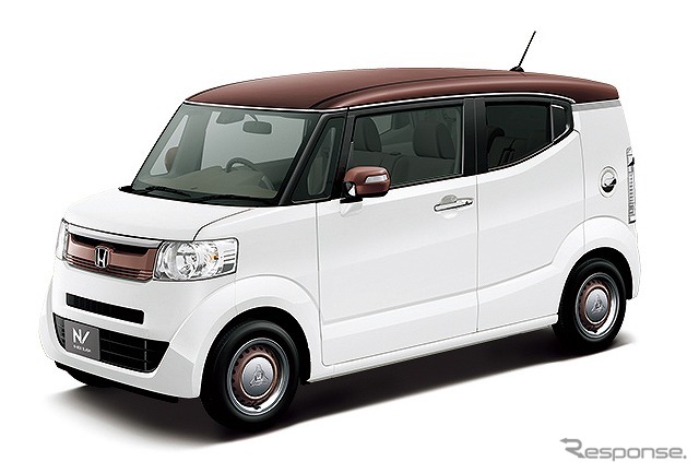 ホンダ N-BOXスラッシュ G・L ノヴァカントリースタイル(プラチナホワイト・パール&ブラウン)