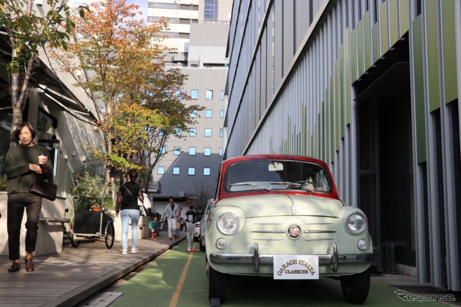 影や街並みとの共演。自動車のあるべき姿でもある。クルマは日の光の下で見るのが一番だ。【撮影:中込健太郎】
