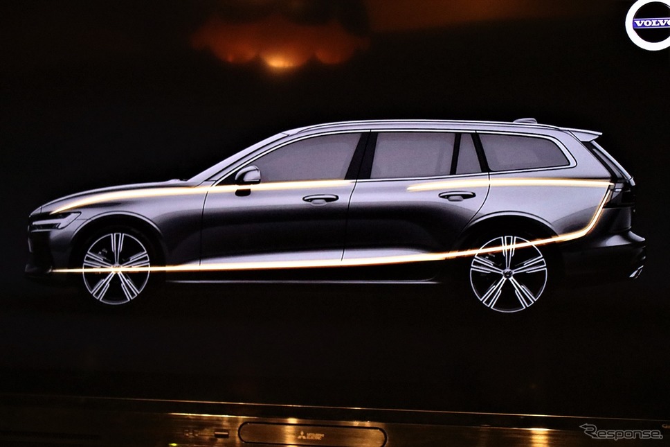 ボルボ V60のキャラクターライン《撮影 内田俊一》