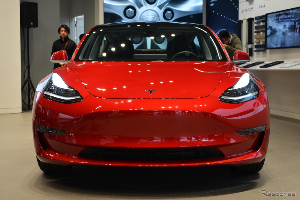 テスラ モデル3 米国仕様（Model 3 US model）《撮影 平川 亮》