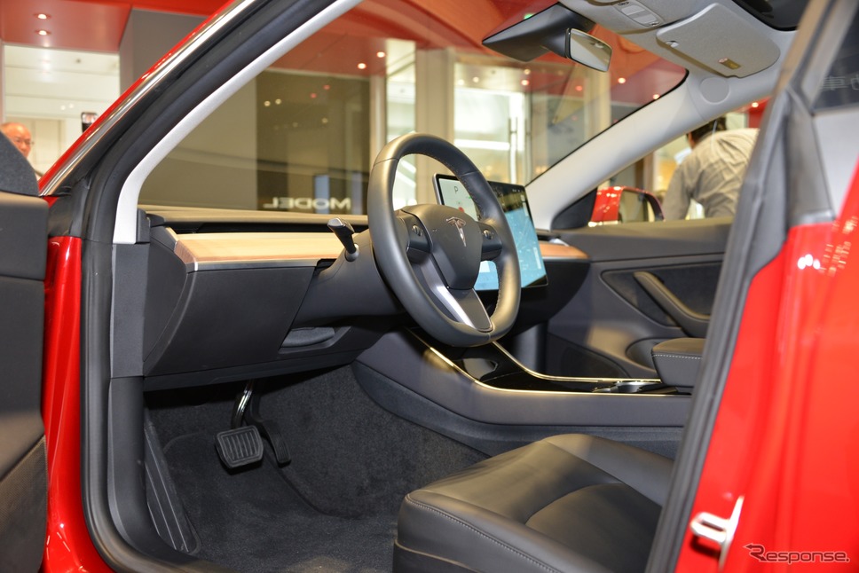 テスラ モデル3 米国仕様(Model 3 US model)《撮影 平川 亮》