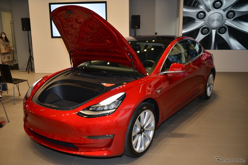 テスラ モデル3 米国仕様(Model 3 US model)《撮影 平川 亮》