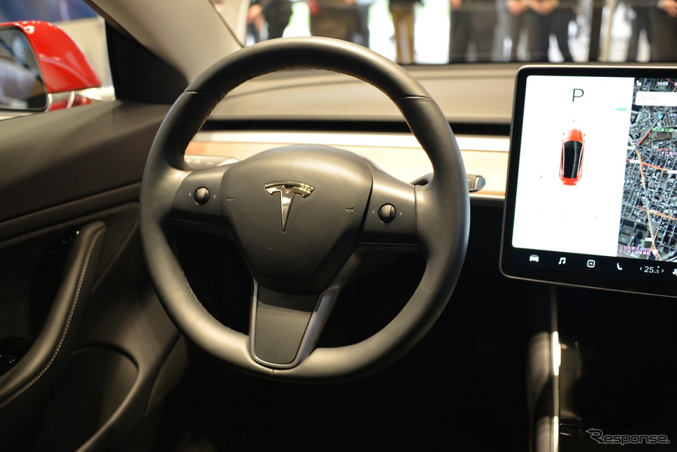 テスラ モデル3 米国仕様(Model 3 US model)《撮影 平川 亮》