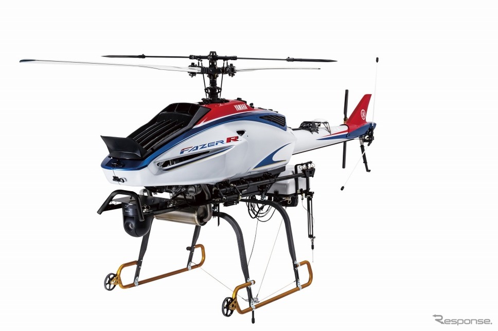 自動航行型無人ヘリ FAZER R G2（参考画像）