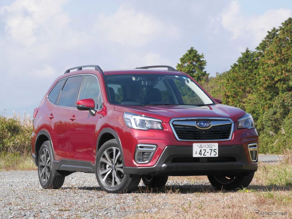 スバル フォレスター 新型(プレミアム)撮影 中村孝仁