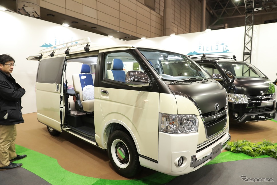 トヨタ・モデリスタ・ハイエース・リラクベース (東京オートサロン2018)《撮影 愛甲武司》