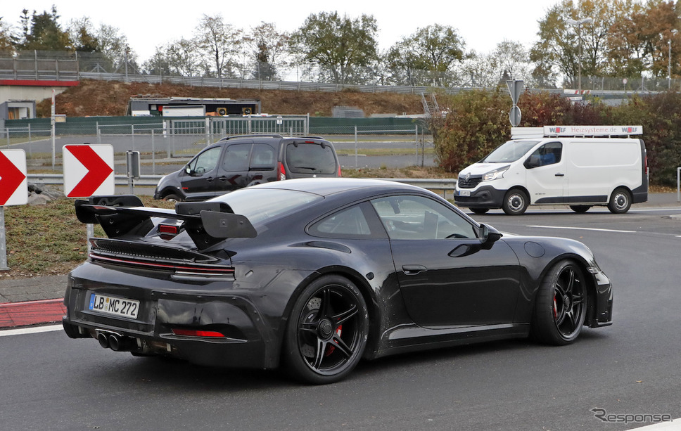 ポルシェ 911 GT3 スクープ写真《APOLLO NEWS SERVICE》