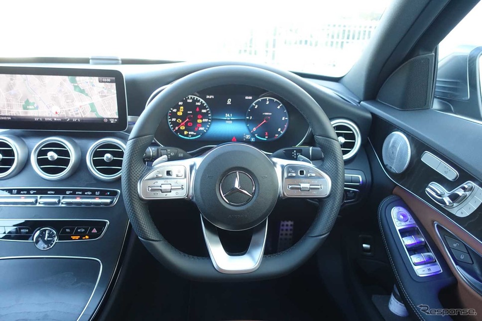 メルセデスベンツ C220dステーションワゴン撮影 中村孝仁
