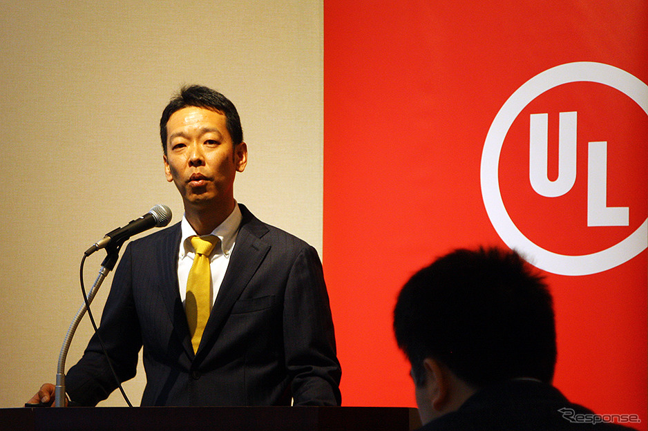 UL Japan コンシューマーテクノロジー事業部 橋爪正人事業部長《撮影 大野雅人(GazinAirlines)》