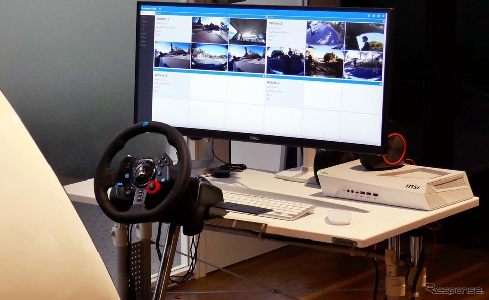 コネクテッドサポートセンターでは自動運転車の遠隔操作も行えるような体制が整っている。《撮影 会田肇》
