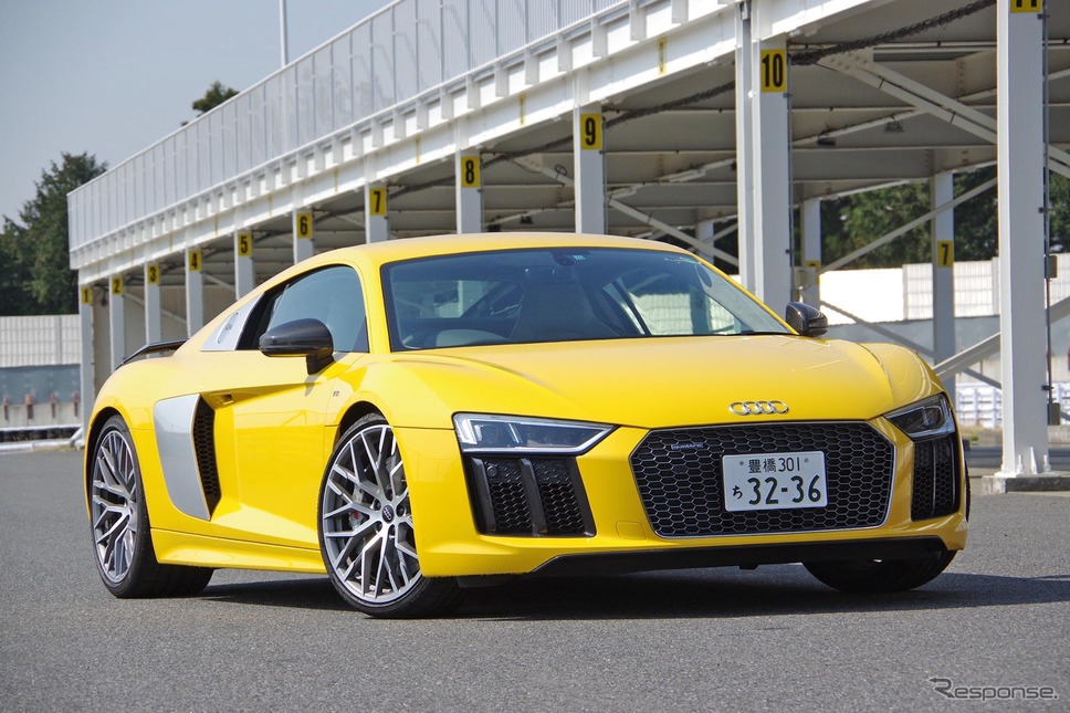 アウディ R8 V10 plus(2017年)《撮影 宮崎壮人》