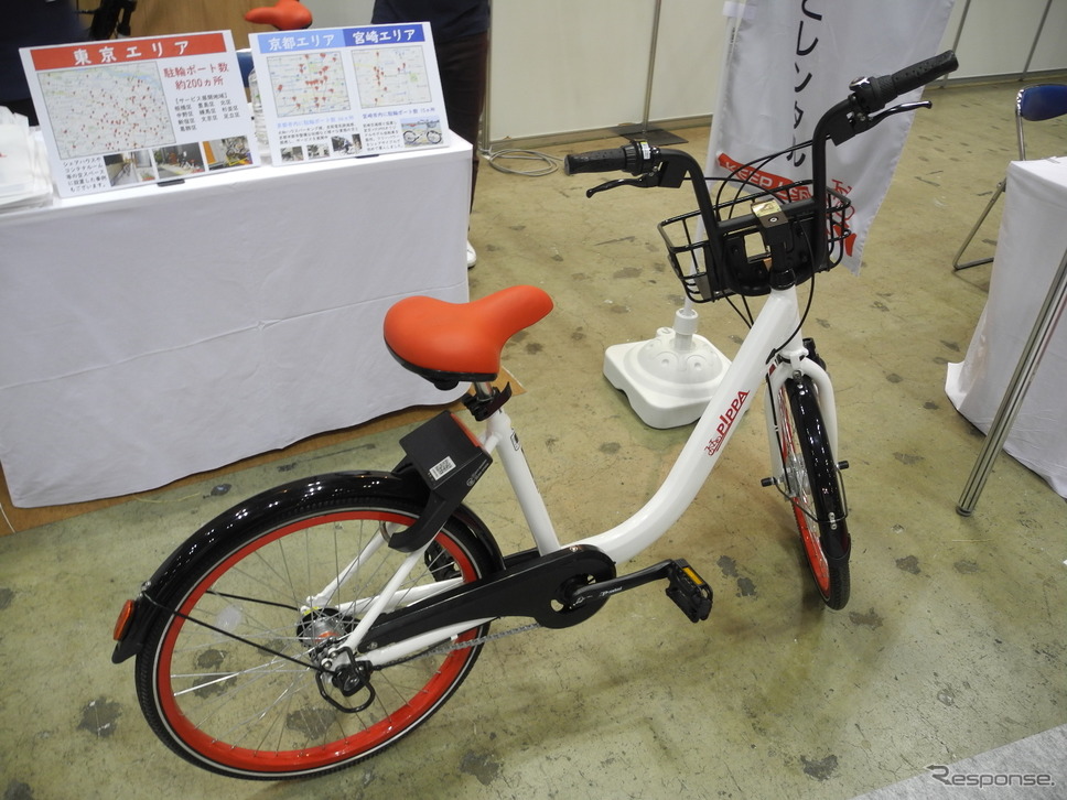 オーシャンブルースマートがシェアリングサービスで使用している自転車《撮影 山田清志》
