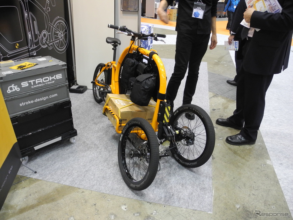 エンビジョンが試作した電動3輪自転車《撮影 山田清志》