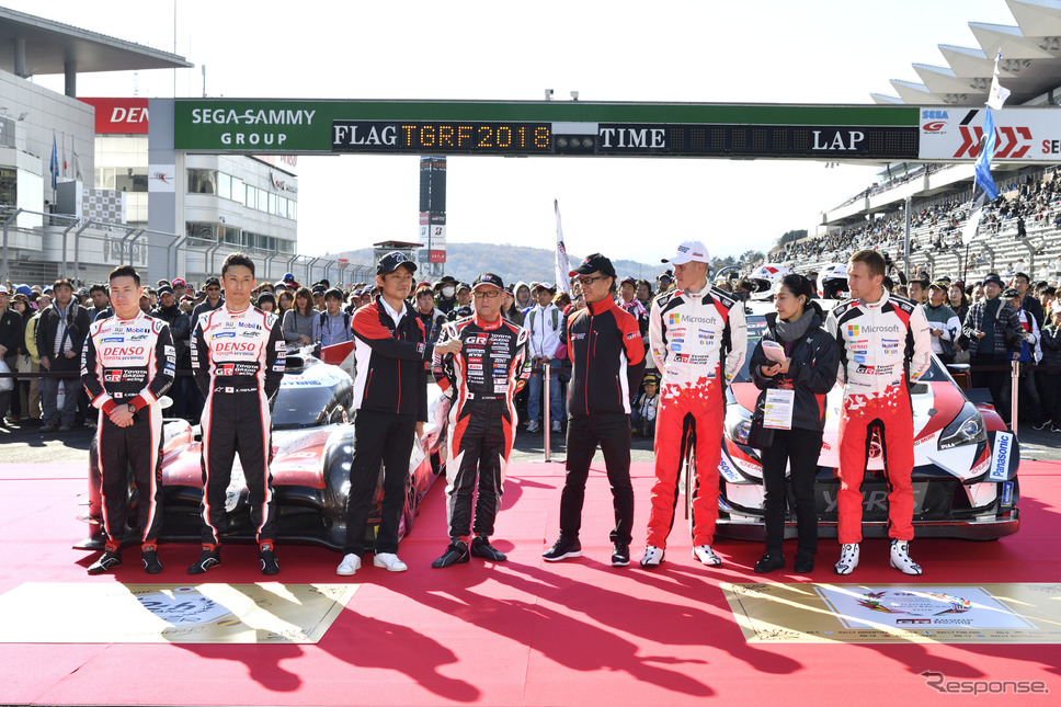 ルマン24時間凱旋&WRCマニュファクチャラーズタイトル記念セレモニー《撮影 雪岡直樹》
