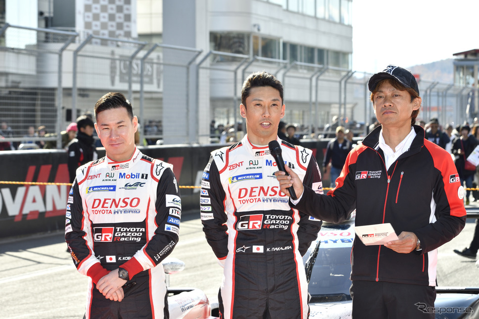 ルマン24時間凱旋&WRCマニュファクチャラーズタイトル記念セレモニー《撮影 雪岡直樹》