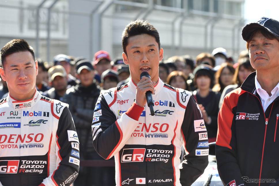 ルマン24時間凱旋&WRCマニュファクチャラーズタイトル記念セレモニー《撮影 雪岡直樹》