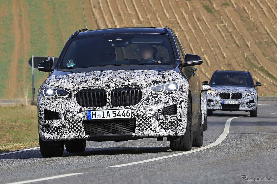 BMW X1 改良新型スクープ写真《APOLLO NEWS SERVICE》