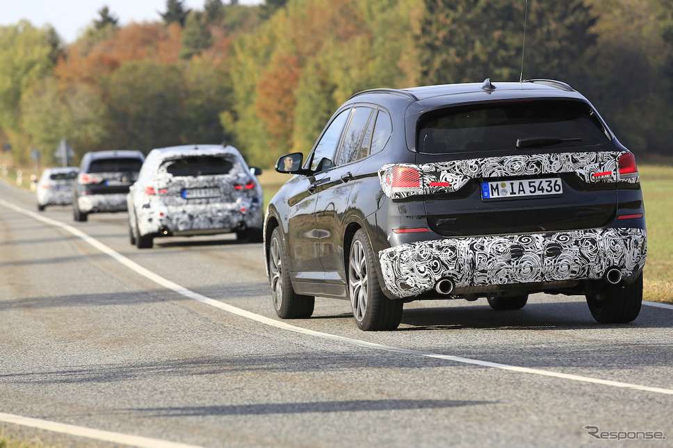 BMW X1 改良新型スクープ写真《APOLLO NEWS SERVICE》