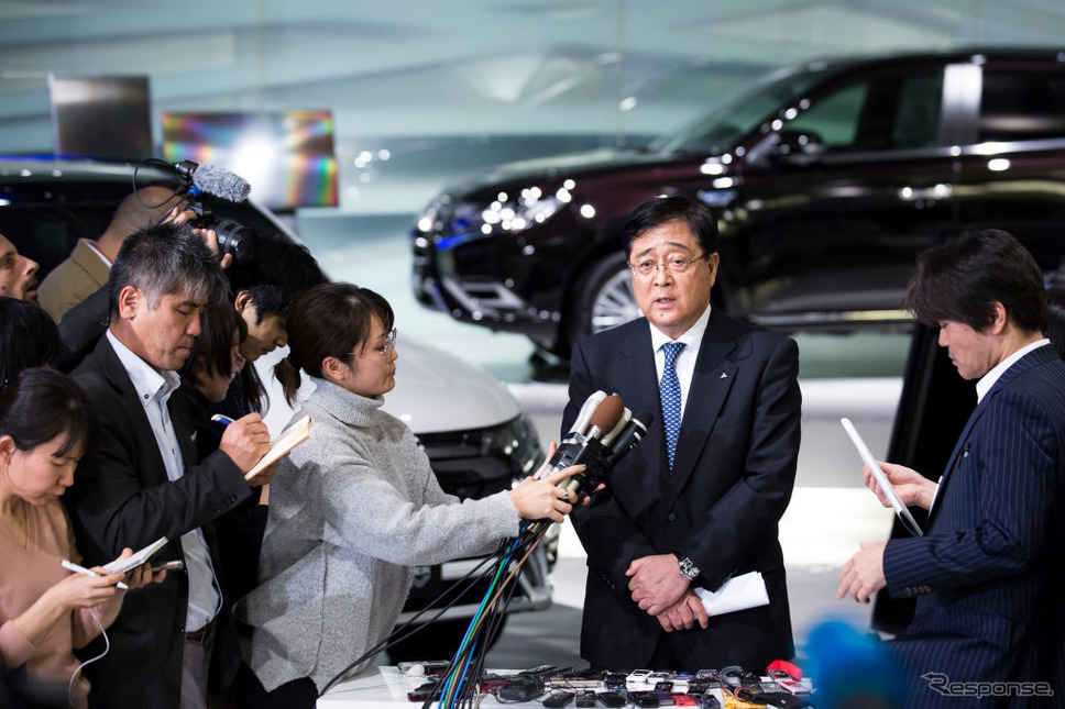三菱自動車益子CEO (c) Getty Images