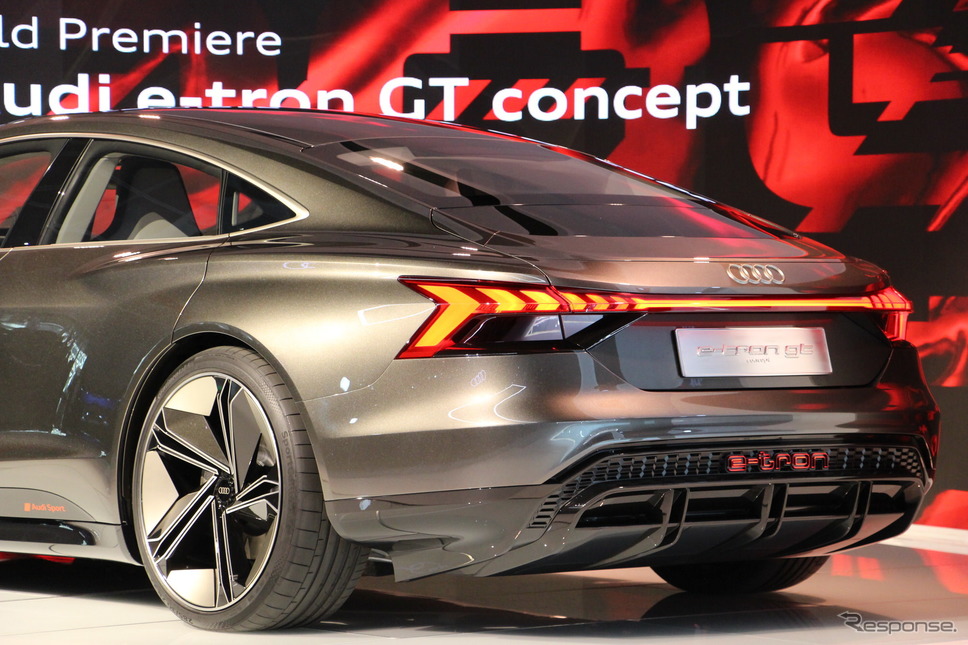 アウディ e-tron GT コンセプト《撮影 吉田瑶子》
