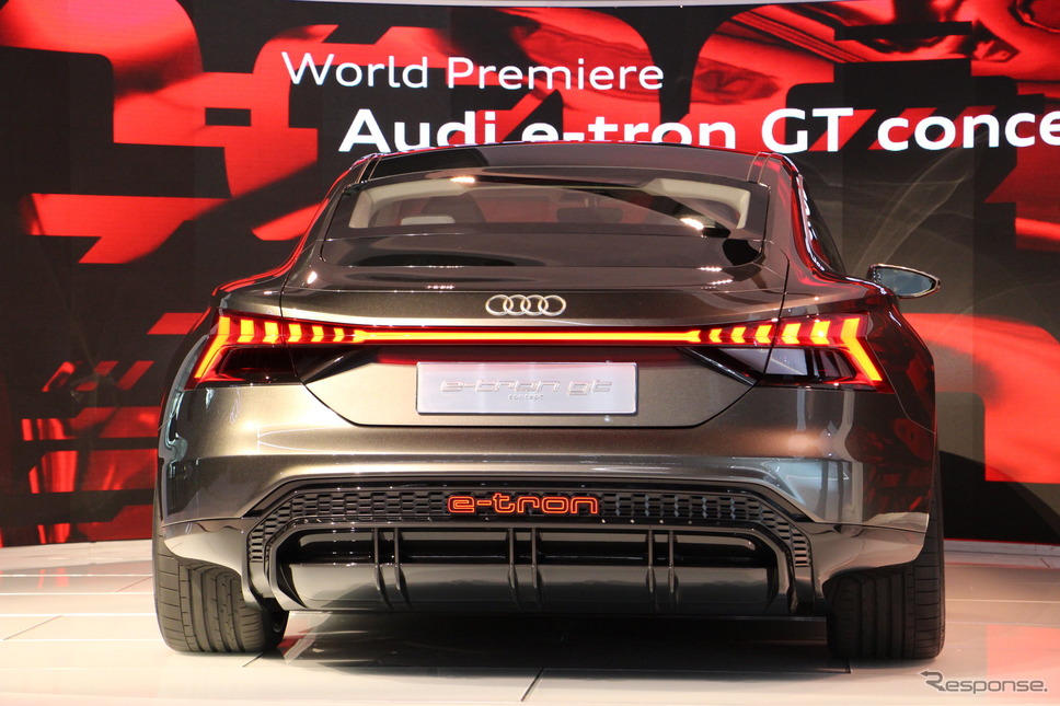 アウディ e-tron GT コンセプト《撮影 吉田瑶子》