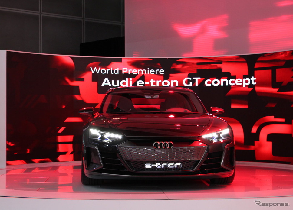 アウディ e-tron GT コンセプト《撮影 吉田瑶子》