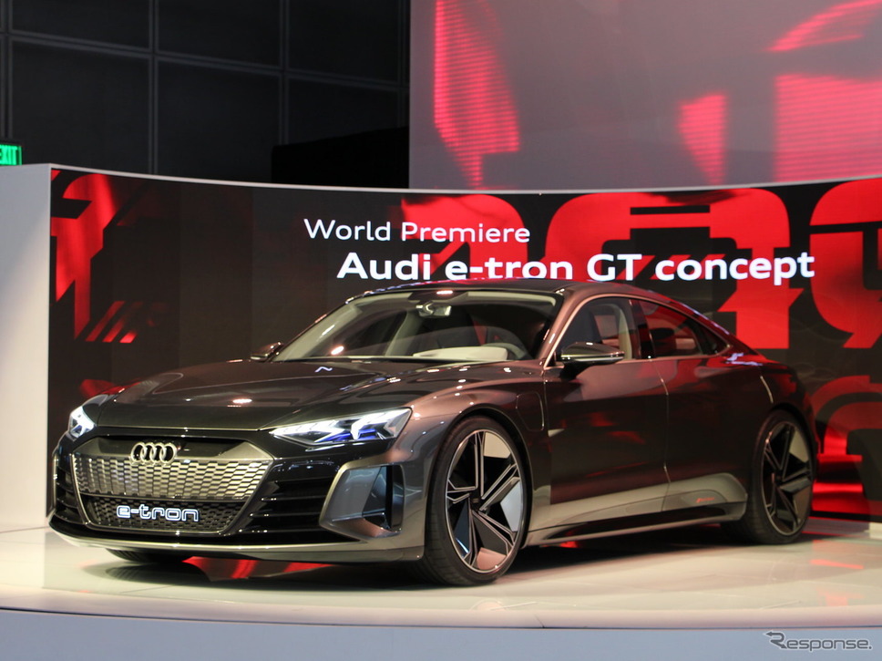 アウディ e-tron GT コンセプト《撮影 吉田瑶子》
