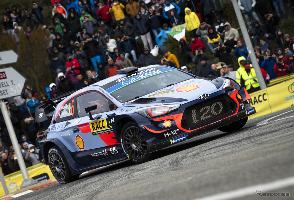 2018年シーズンの「ヒュンダイi20クーペWRC」。《写真提供 Red Bull》