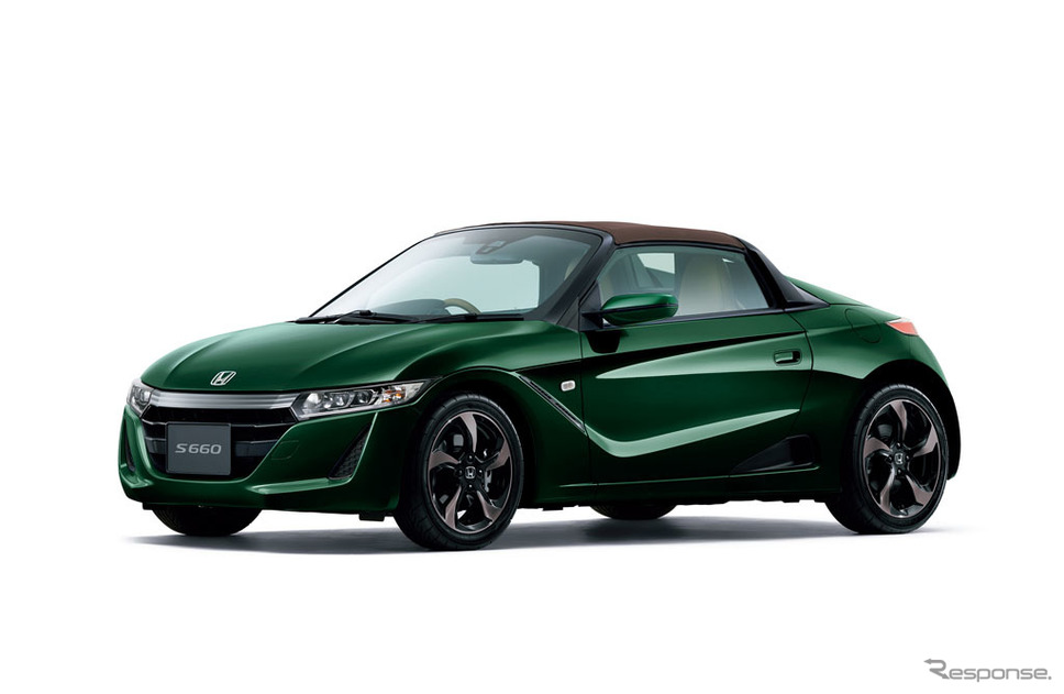 ホンダ S660 α特別仕様車 トラッドレザーエディション(ブリティッシュグリーン・パール)