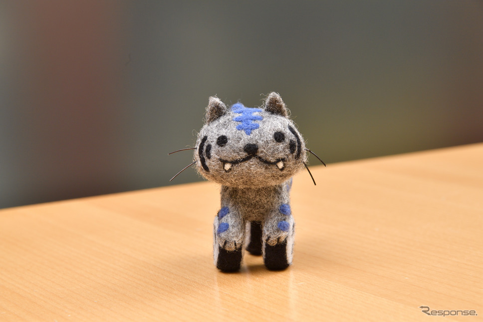 ニャマハ『ニャイケン』全部見せ---あみぐるみと羊毛フェルトになって生まれ変わった［詳細画像］《撮影 雪岡直樹》