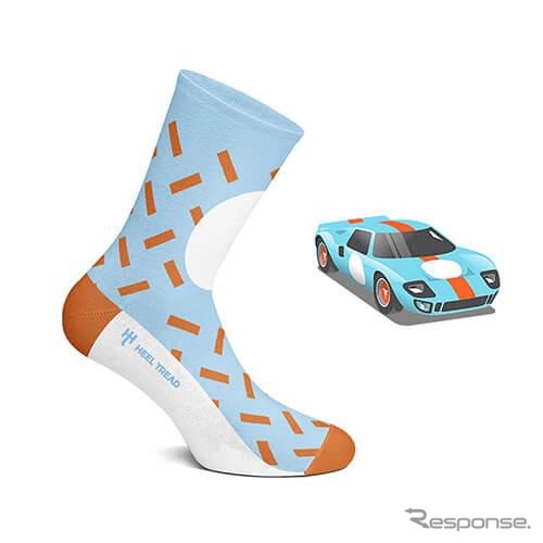 HEEL TREADのソックス(GT40)《画像 モトーリモーダ》