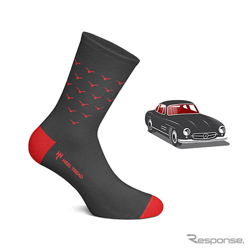 HEEL TREADのソックス(GULLWING)《画像 モトーリモーダ》