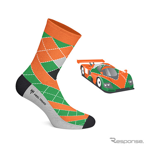 HEEL TREADのソックス(787B)《画像 モトーリモーダ》