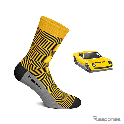 HEEL TREADのソックス(MIURA)《画像 モトーリモーダ》