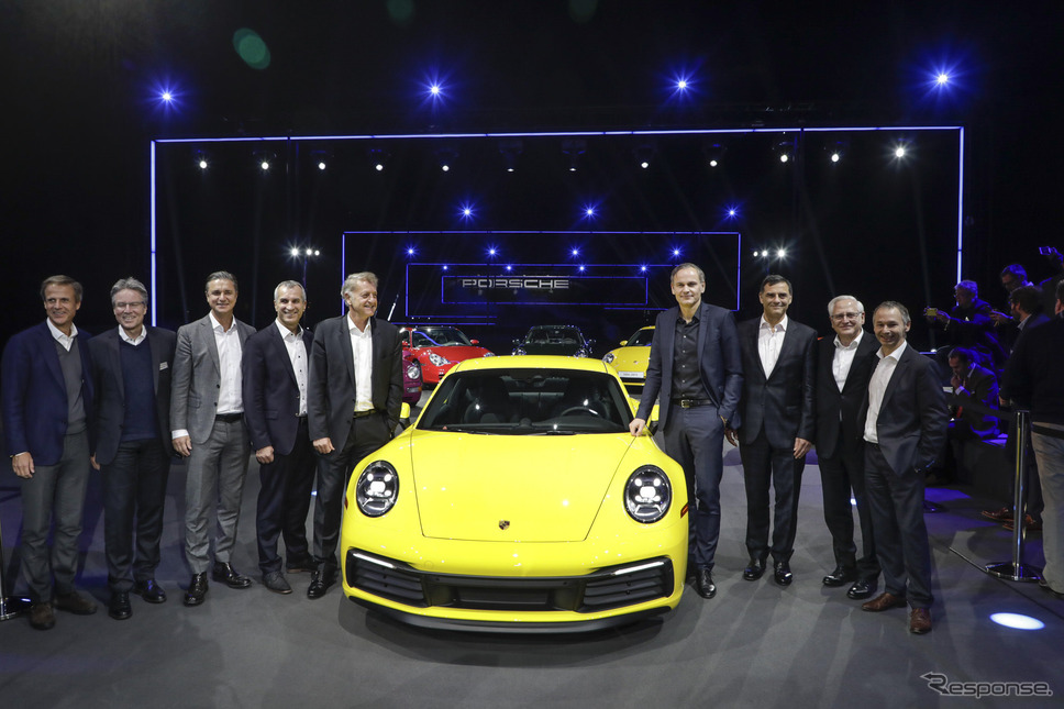 ポルシェ 911 新型 ワールドプレミアイベント《画像 ポルシェ》