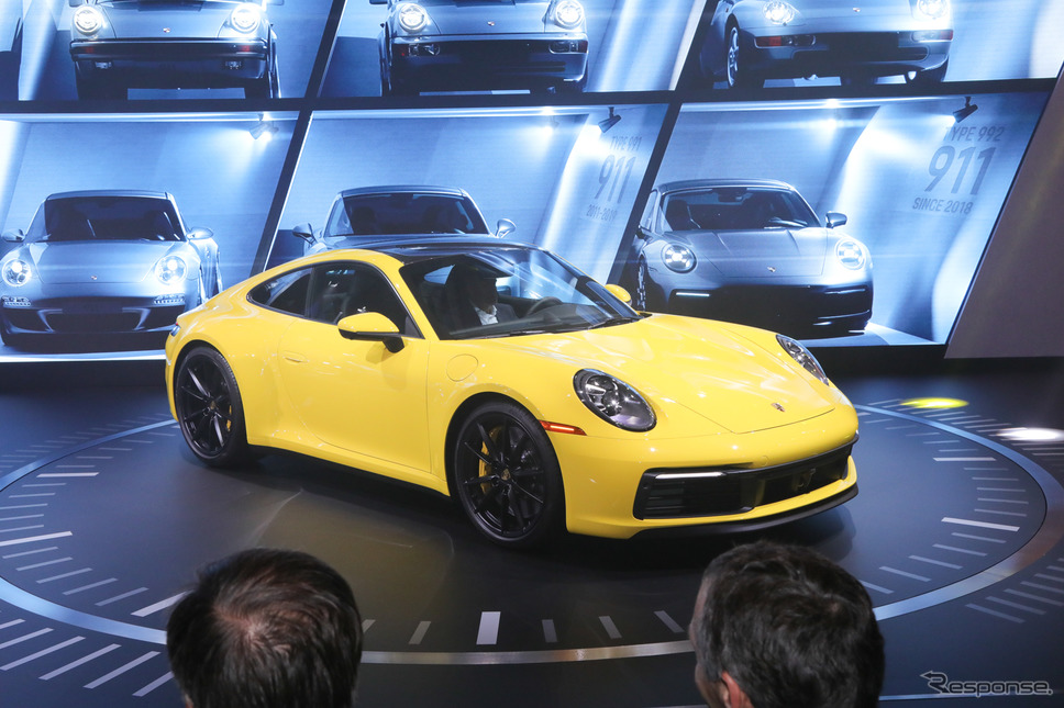 ポルシェ 911 新型(ロサンゼルスモーターショー2018)《撮影 佐藤靖彦》