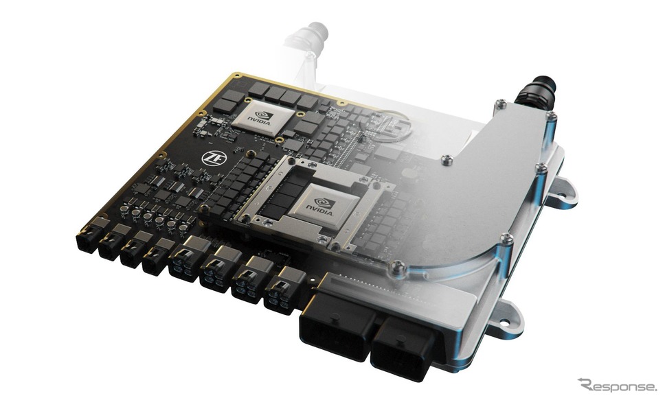 ZFの自動運転向けAI対応スーパーコンピューター、「ZF ProAI RoboThink」