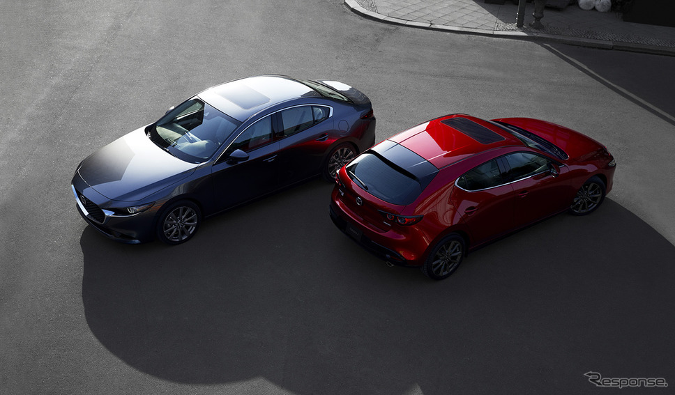 新型 Mazda 3（北米仕様）《画像 マツダ》