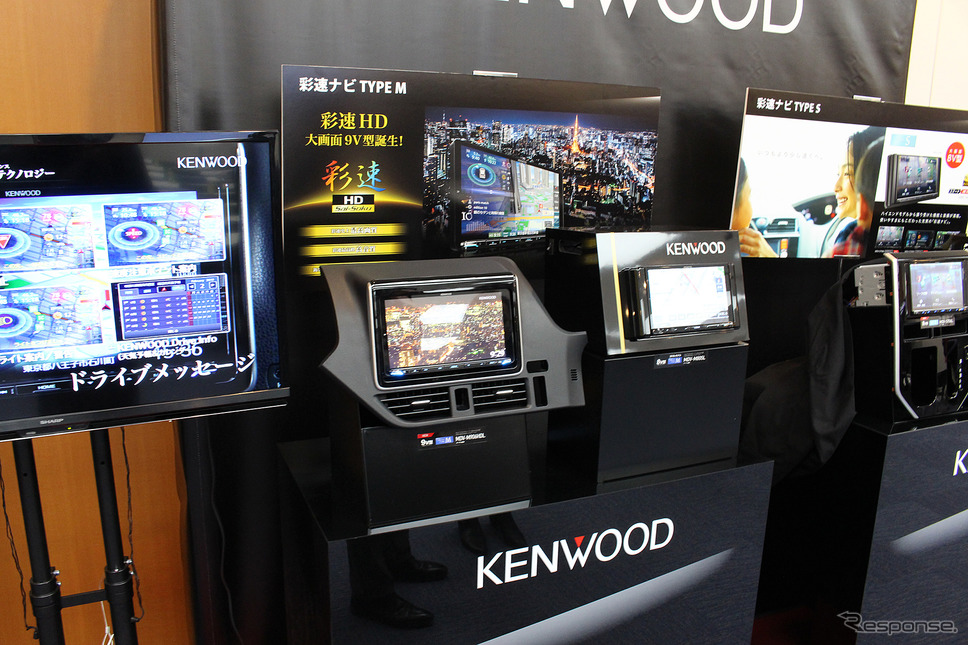 高精細なHDパネルを採用して映像の美しさが際立つKENWOOD彩速ナビデビューPHOTO:土田康弘