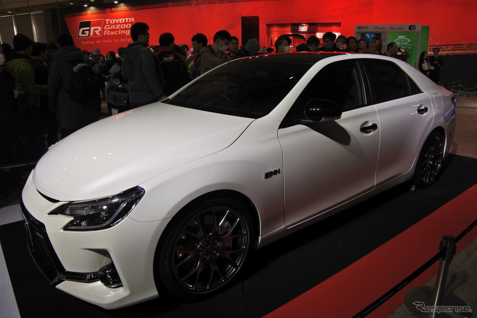 トヨタ自動車 マークX GRMN(東京オートサロン2019)《撮影 小松哲也》