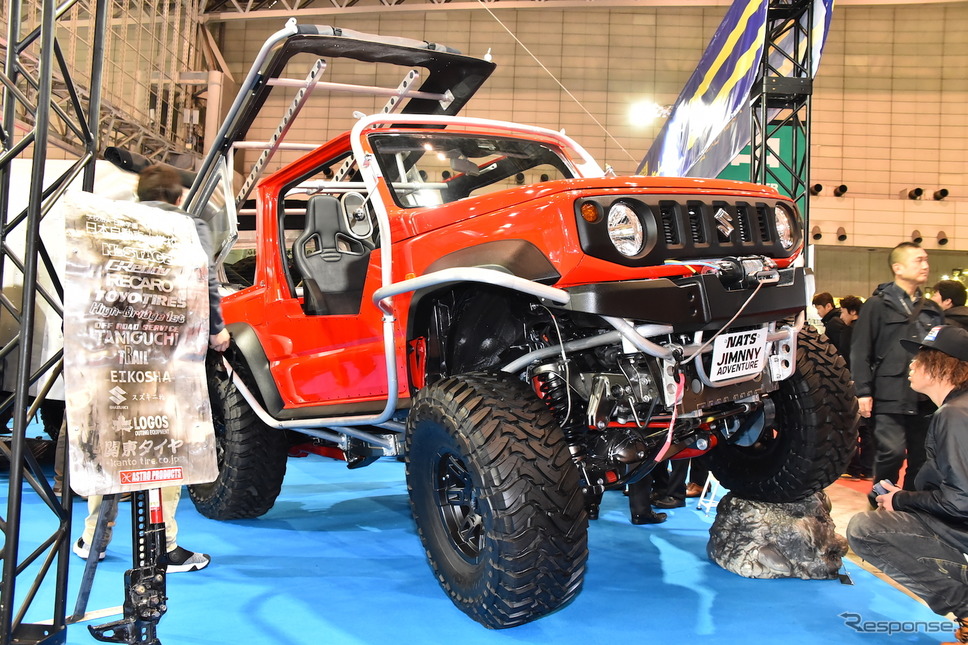 日本自動車大学校ブース(東京オートサロン2019)《撮影 阿部哲也》