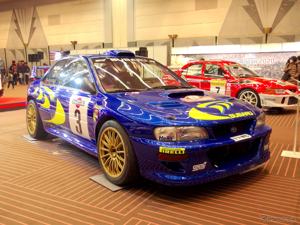 スバル・インプレッサ555（GC8）WRC98、1998年サンレモ仕様（東京オートサロン2019）《撮影 高木啓》