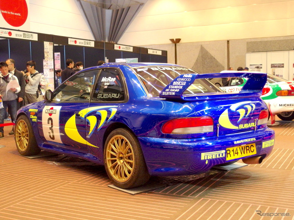 スバル・インプレッサ555（GC8）WRC98、1998年サンレモ仕様（東京オートサロン2019）《撮影 高木啓》