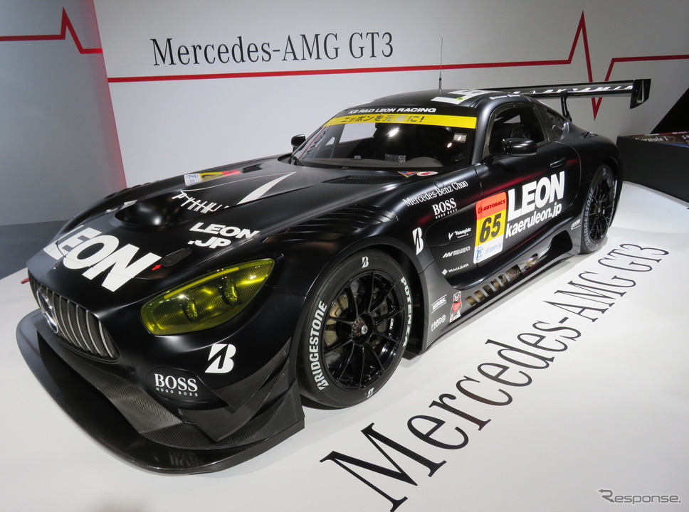 昨季GT300王者、K2 R&D LEON RACINGのメルセデスAMG GT3。《撮影 遠藤俊幸》