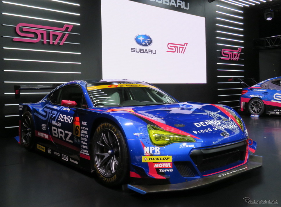NSX GT3のライバル、スバルBRZ。《撮影 遠藤俊幸》