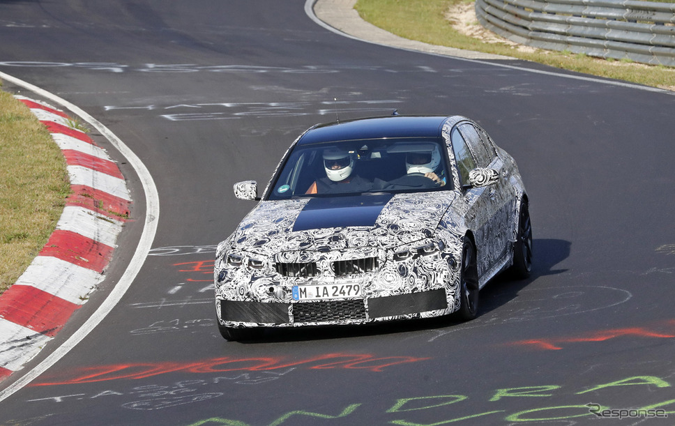 BMW M3セダン 新型スクープ写真《APOLLO NEWS SERVICE》