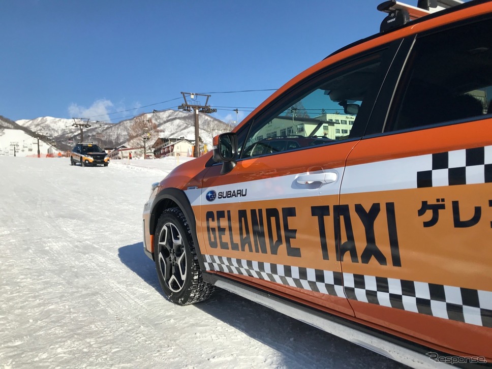 ラリードライバーの運転する雪上でのスバルAWD。今何が起きているかしっかりわかり安心感も上質だ。《撮影 中込健太郎》
