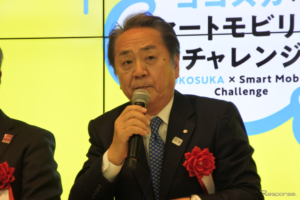横須賀市 上地克明 市長《撮影 小松哲也》